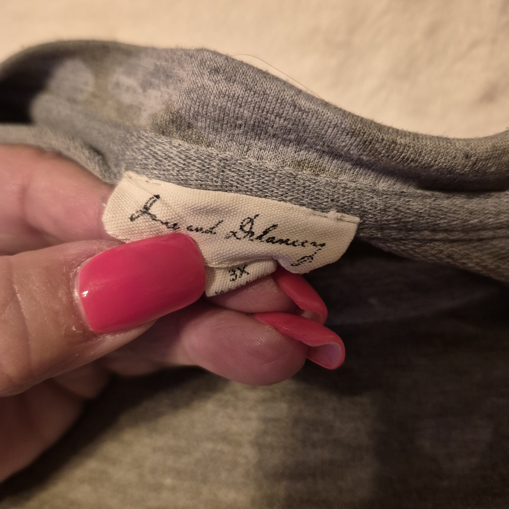 Jane and Delancey Gray Sweatshirt